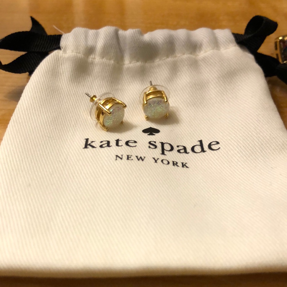 Glitter Kate spade earrings